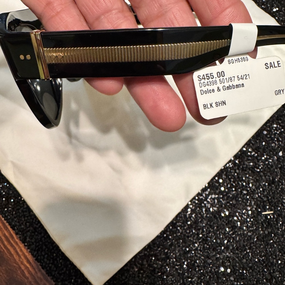 Dolce & Gabbana Black Sunglasses - Picture 10 of 15